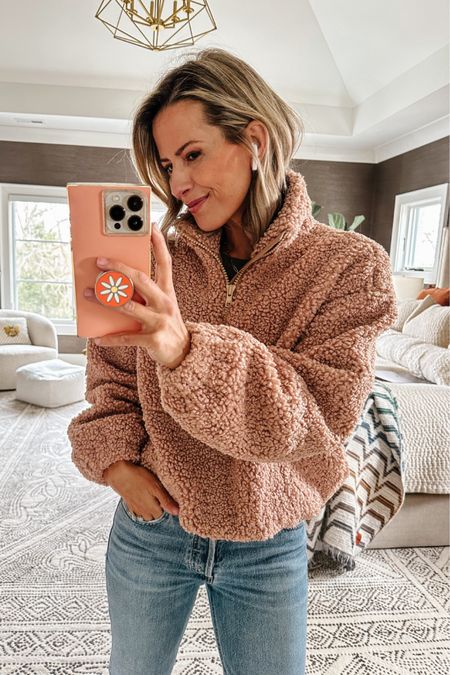 This pullover is one of the coziest I own! This color is selling out fast so I will link another color that is just as comfy and perfect for cool spring days! 

#LTKstyletip #LTKSeasonal
