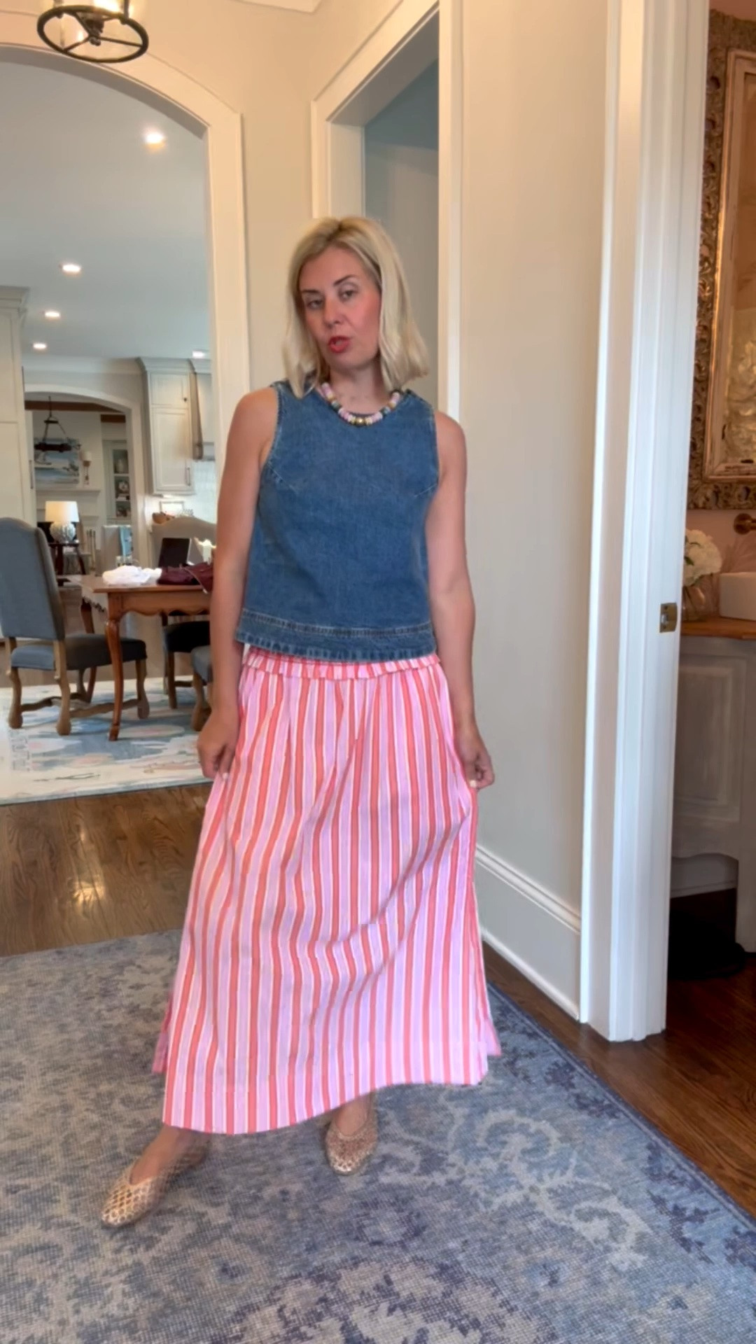 The amount of times I have styled this skirt is endless!! I’m in XS top and skirt and 7.5 flats (sized 1/2 down). 

*code MIXANDMATCH for 25% off my necklace ￼

#LTKmomlife #LTKgrwm #LTKOver40