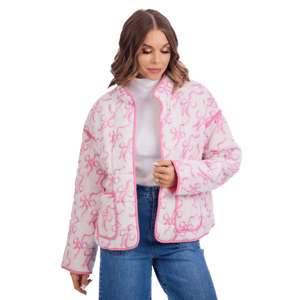 Cher Quilted Jacket | Mud Pie