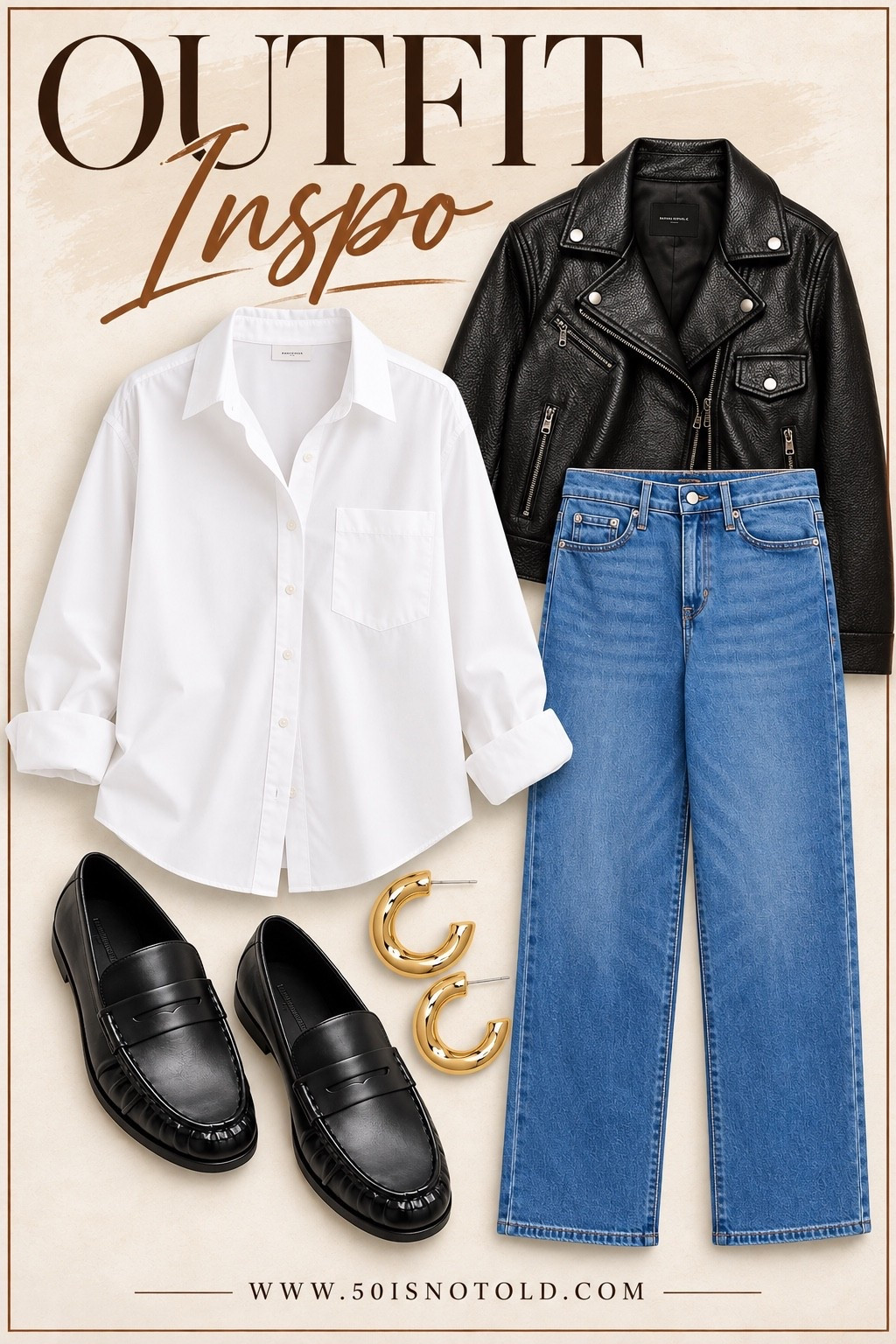 Chic outfit inspo for Fall | shirt is available in multiple colors! This jacket also comes in a gorgeous dark brown.
