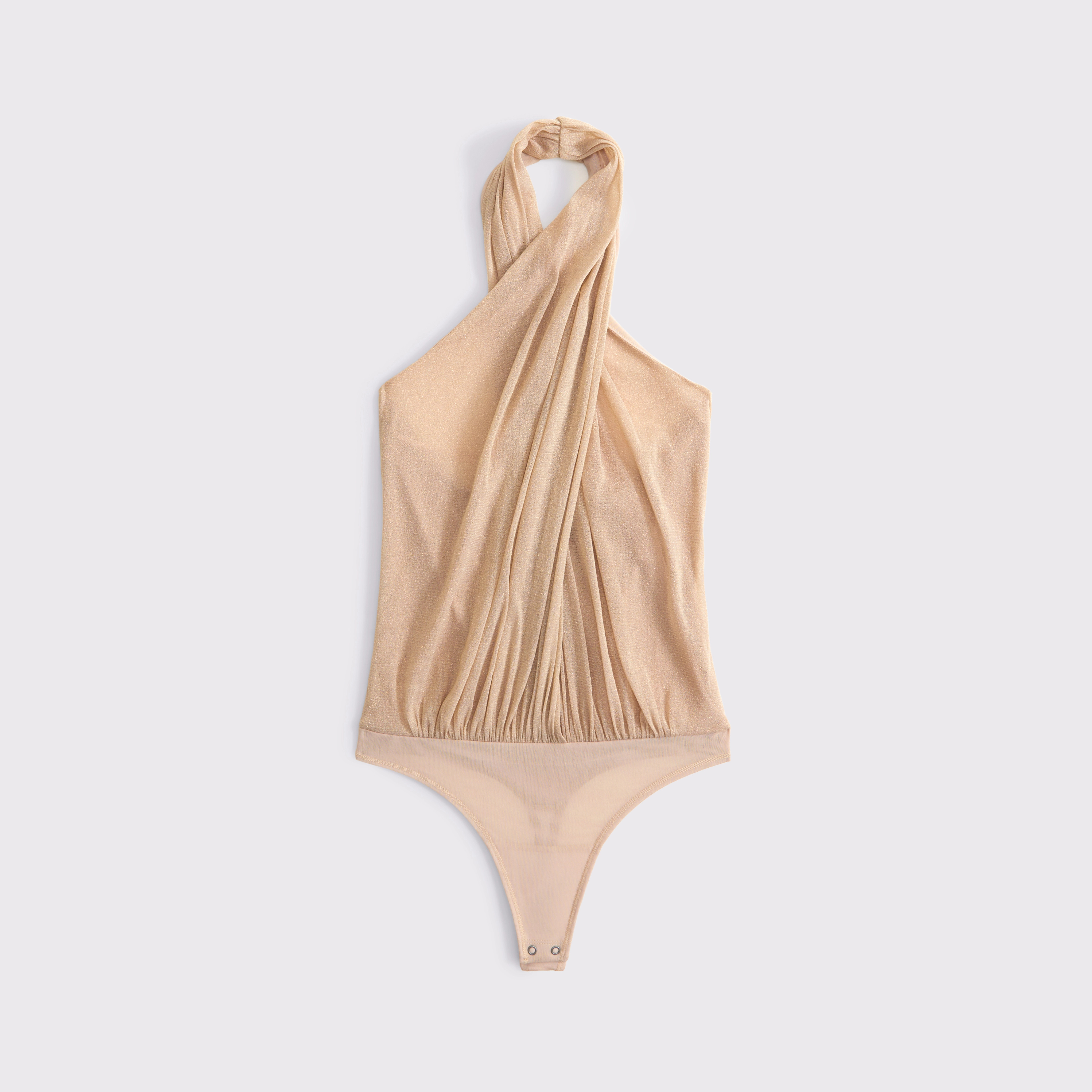 Halter Wrap Bodysuit | Abercrombie & Fitch (US)