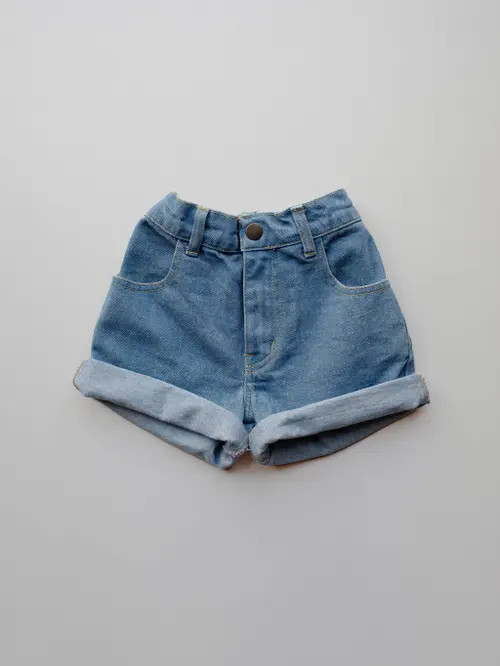 The Simple Folk The Denim Short in Light Denim at Nordstrom, Size 5T | Nordstrom