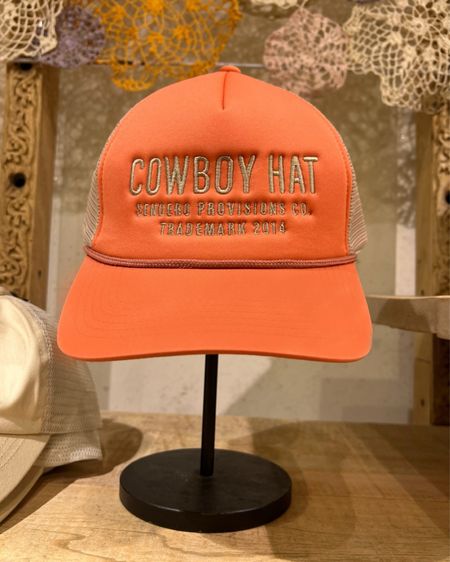 Cowboy hat, baseball hat in lots of colors.

#LTKU #LTKstyletip #LTKfindsunder50