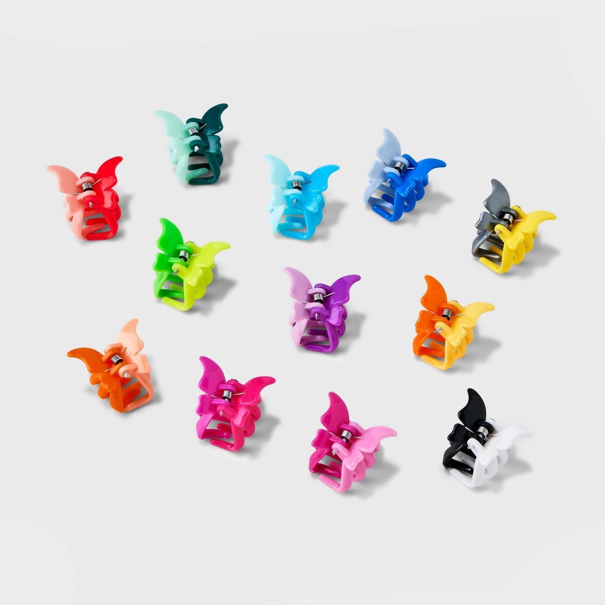 Girls' 12pk Mini Butterfly Claw Clips - art class™ | Target
