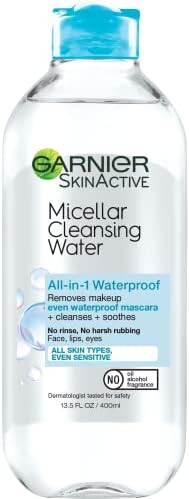 Garnier SkinActive Micellar Water For Waterproof Makeup, Facial Cleanser & Makeup Remover, 13.5 f... | Amazon (US)
