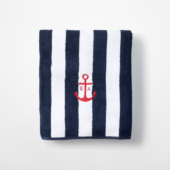 Cabana Stripe Towel | Mark and Graham