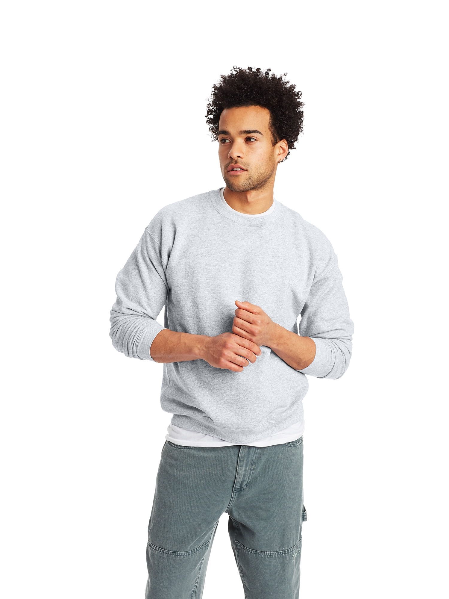 Hanes Men's and Big Men's EcoSmart Fleece Sweatshirt, up to Sizes 5XL | Walmart (US)