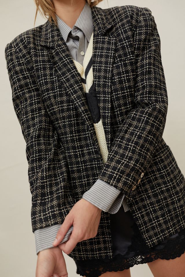 Urban Renewal Vintage Plaid Blazer | Urban Outfitters (US and RoW)