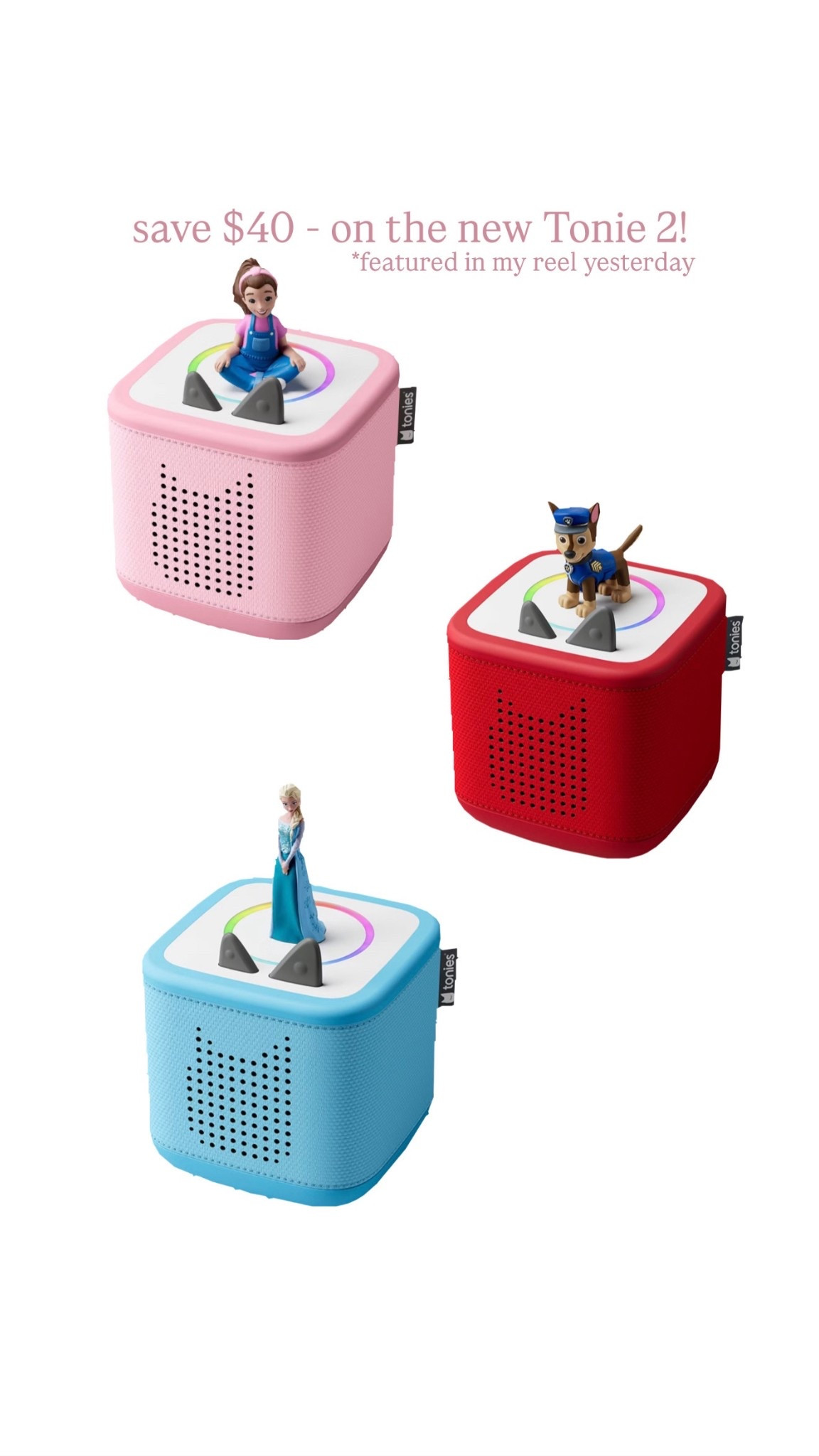 Save $40 - the new Tonie! 

#LTKHoliday #LTKSaleAlert #LTKGiftGuide