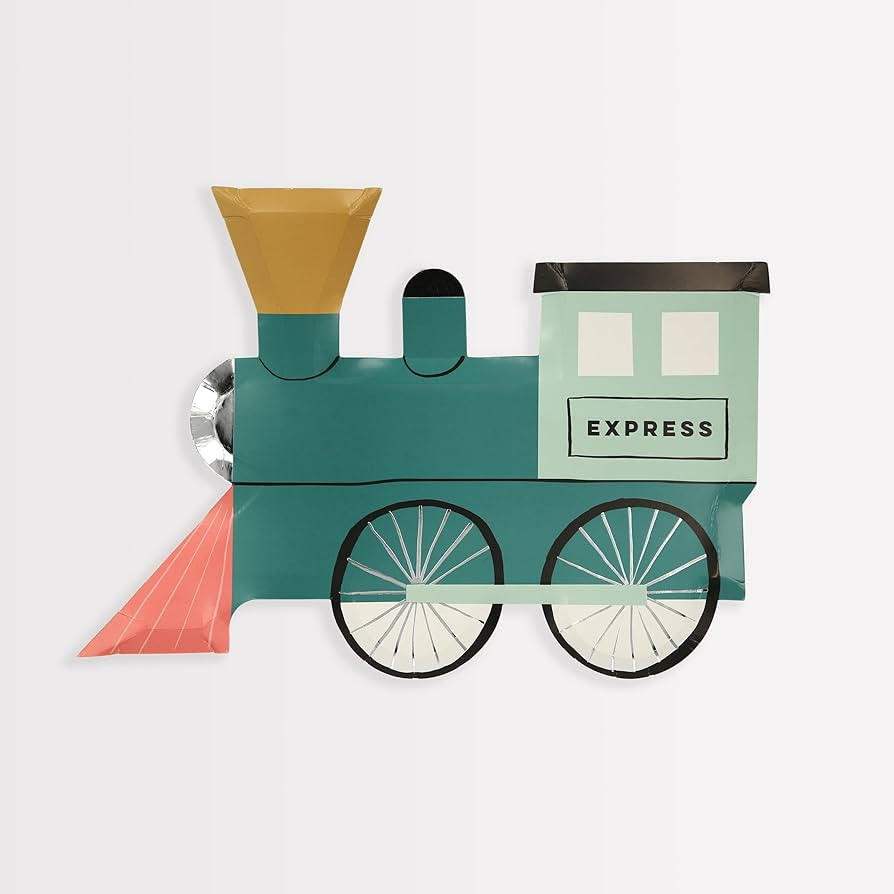 Meri Meri Disposable Birthday Party Plates, Pack of 8 Fun Shaped Disposable Plates for Party, Kid... | Amazon (US)