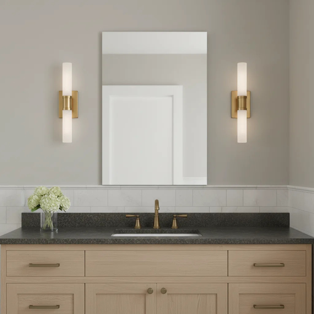 Evelien 2-Light Dimmable Metal Vanity Light | Wayfair North America