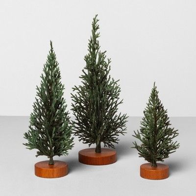 Mini Trees Set of 3 - Hearth & Hand™ with Magnolia | Target