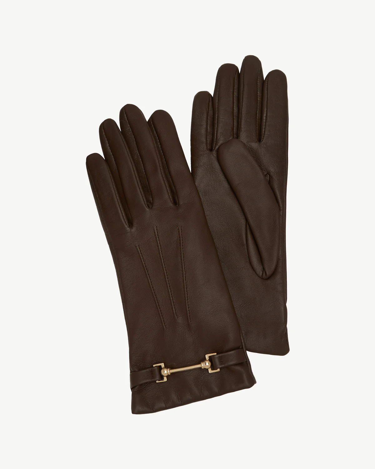 Strathberry - Stockbridge Gloves - Brown | Strathberry