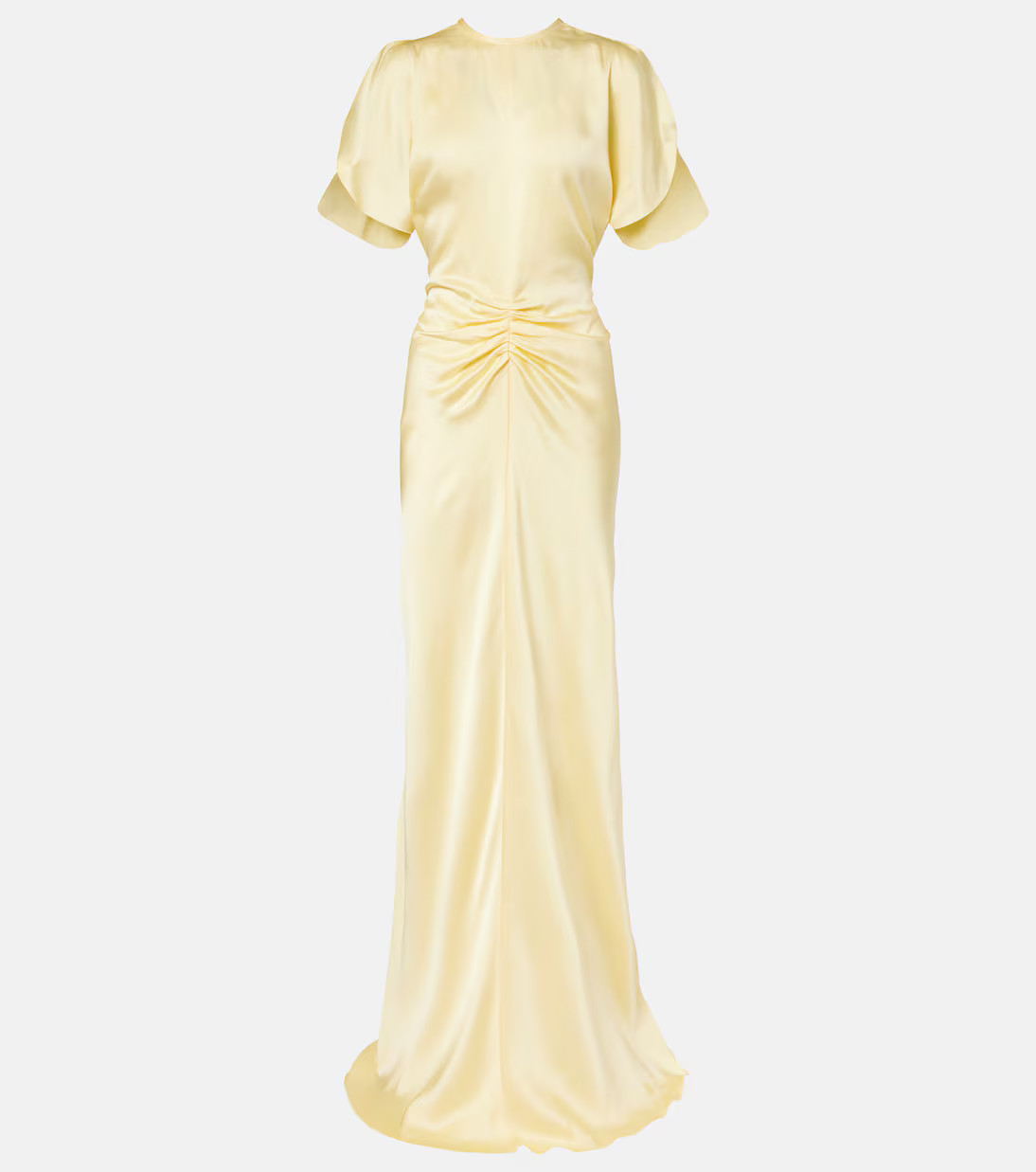 Gathered crêpe satin gown | Mytheresa (US/CA)