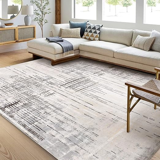 Calore Rugs Mordern Soft Abstract Distressed Area Rugs for Living Room/Bedroom/Dining Room,Medium... | Amazon (US)