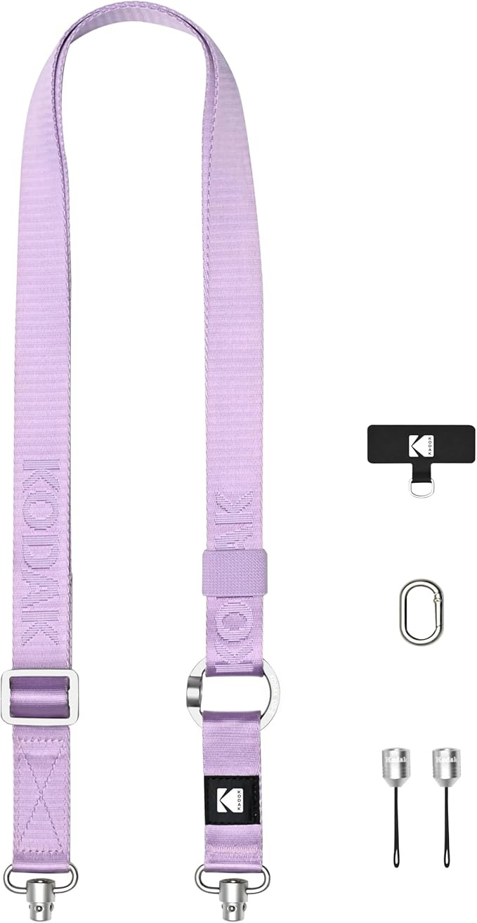 KODAK Multi-Purpose Camera Strap (Purple) - Quick-Detach System, Lightweight, Durable Metal Swive... | Amazon (US)