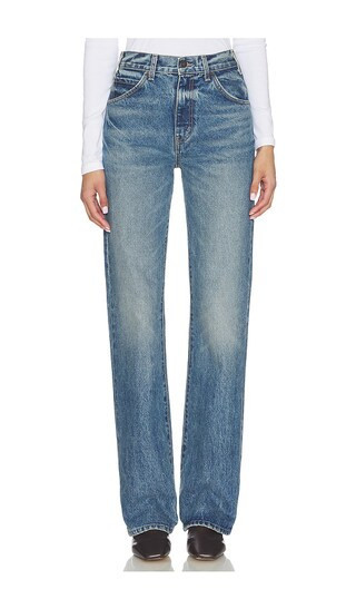 NILI LOTAN Joan Jean in Blue. - size 25 | Revolve Clothing (Global)