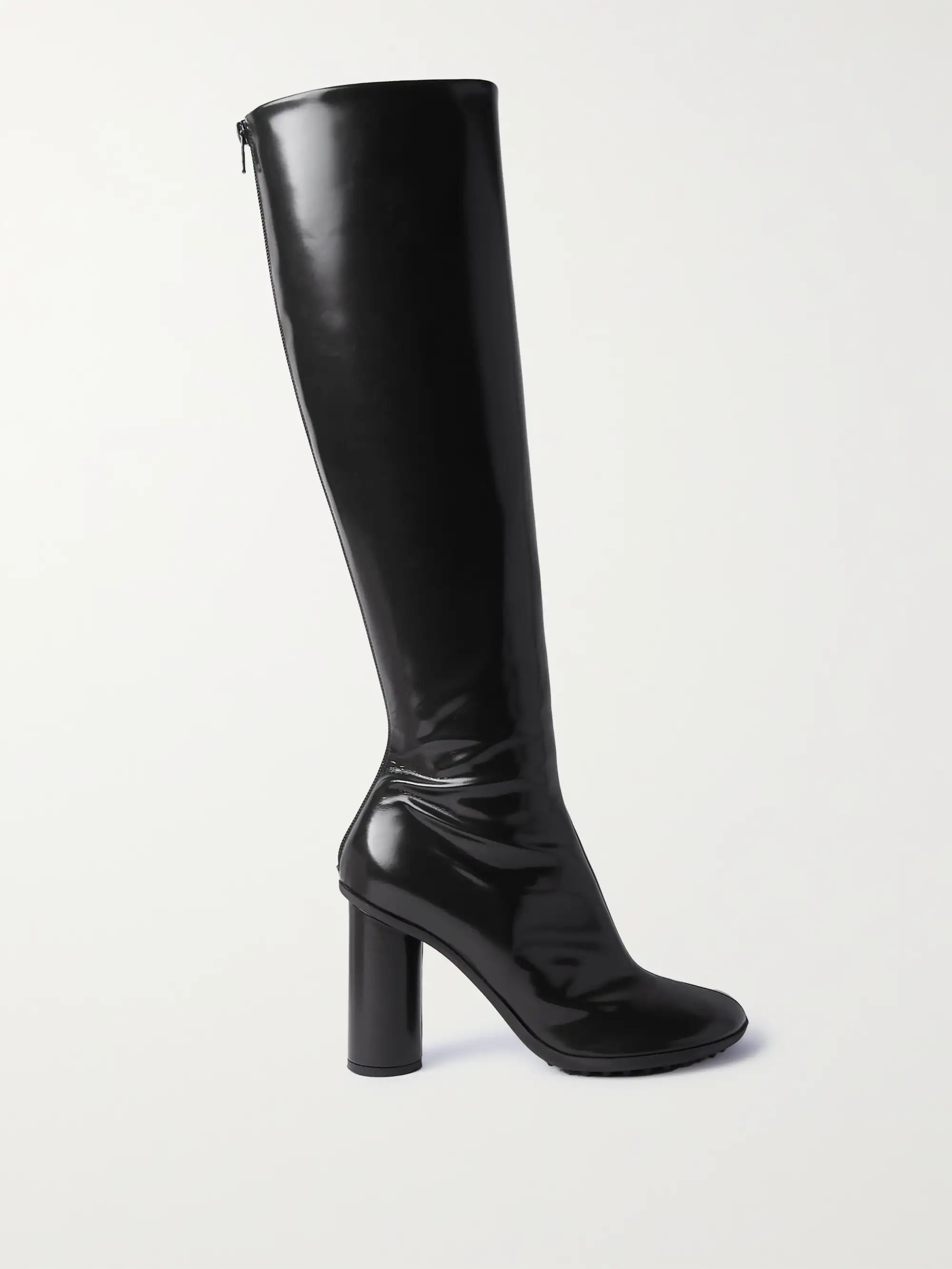 Latex knee boots | NET-A-PORTER (US)
