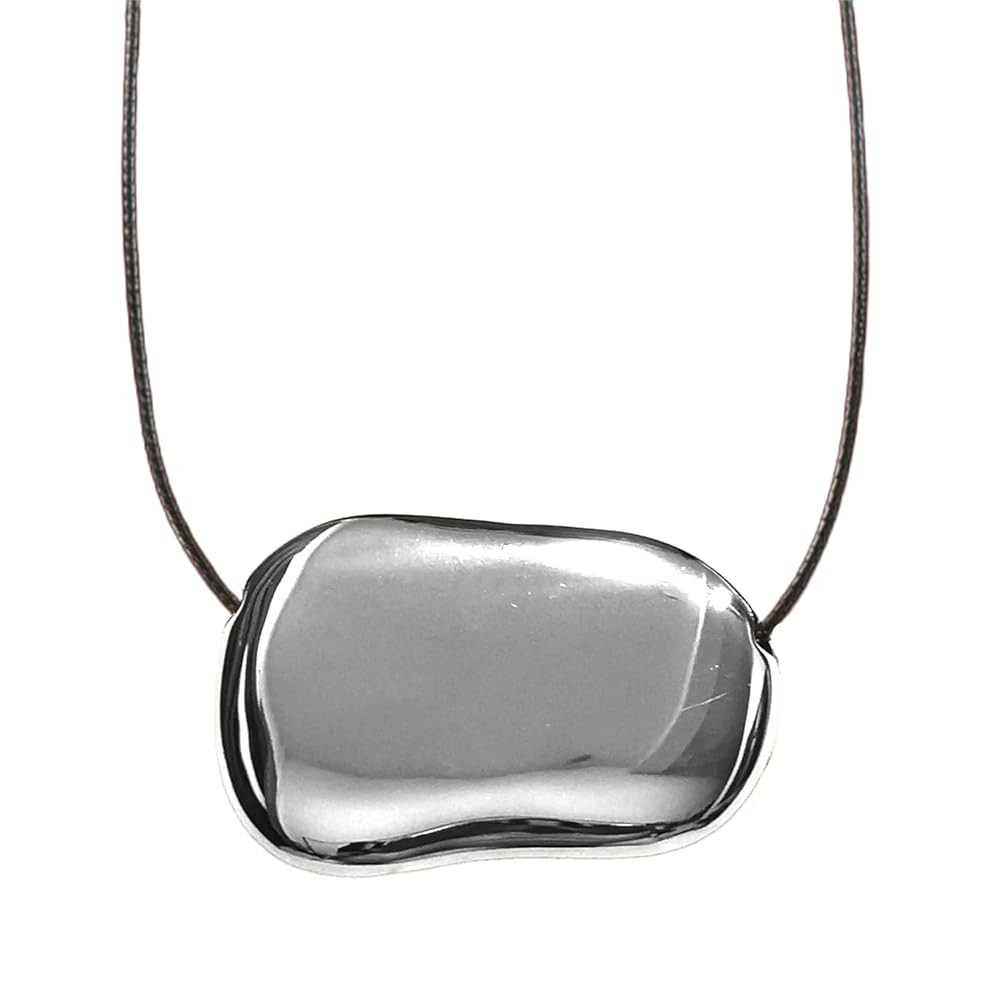 Chunky Necklaces Bean Necklace Gold Plated Necklace Gold Necklace for Women Dainty Necklace 25.6i... | Amazon (US)