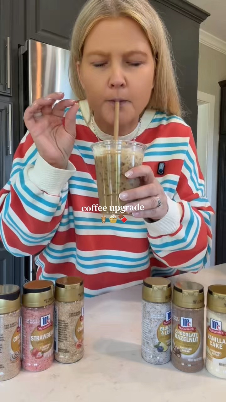 The best way to upgrade your coffee🧋🧁🍫
#coffeeathome #toppings #coffeetok #icedcoffee #mccormick

#LTKfoodie #LTKselfcare #LTKHome