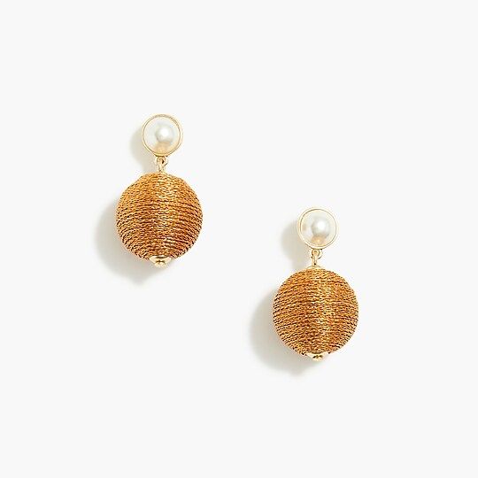 Pearl bauble earrings | J.Crew Factory