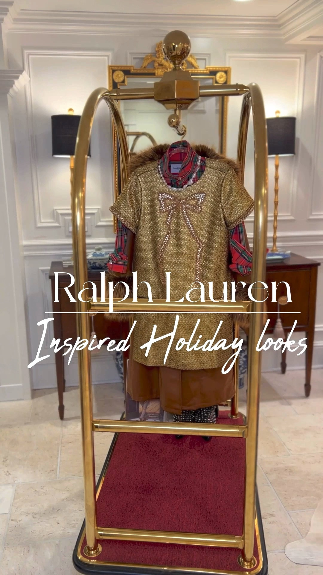 Classic tartan plaids, mocha browns, riding boots, patent leather, denim, blazers, leather & velvet.   Ralph Lauren inspiration for holiday parties & events. 

#LTKHoliday #LTKSeasonal #LTKStyleTip