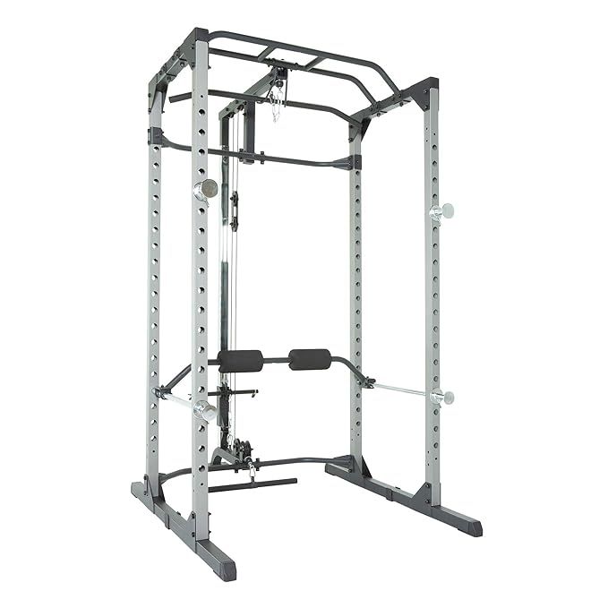 Fitness Reality 810XLT Super Max Power Cage with Optional Lat Pull-down Attachment | Amazon (US)