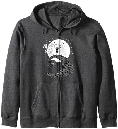 Disney The Nightmare Before Christmas Jack And Sally Zip Hoodie | Amazon (US)