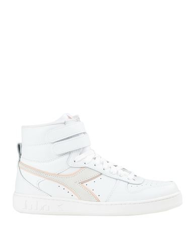 Diadora Magic Basket Mid Leather Wn Woman Sneakers White Size 7.5 Soft Leather | YOOX (US)