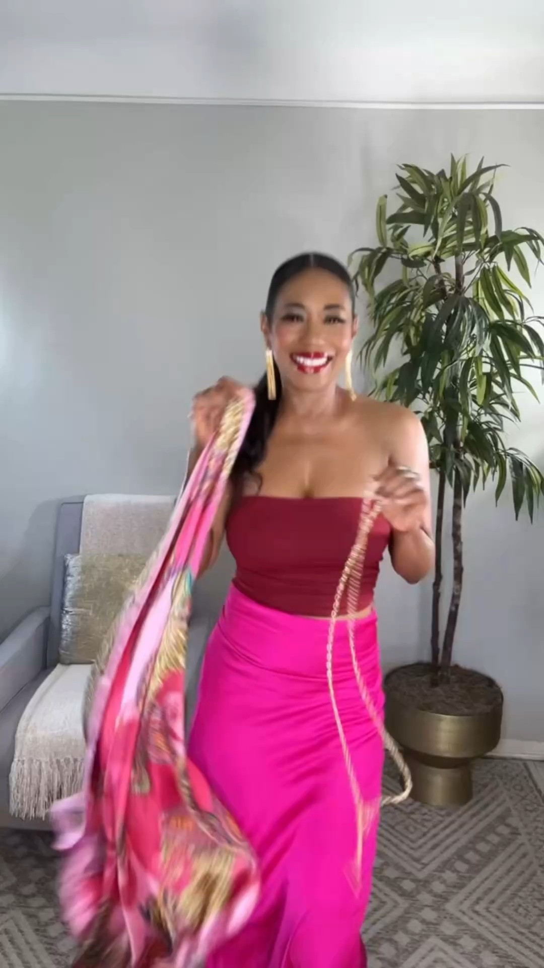 The ultimate summer fashion hack. Turning my favorite silk scarf into a chic halter top.

#LTKU #LTKgrwm #LTKootd