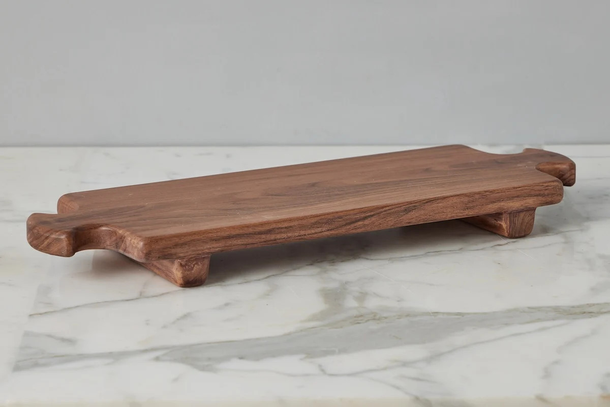 Normandy Wood Riser Footed Tray, Large | etúHOME