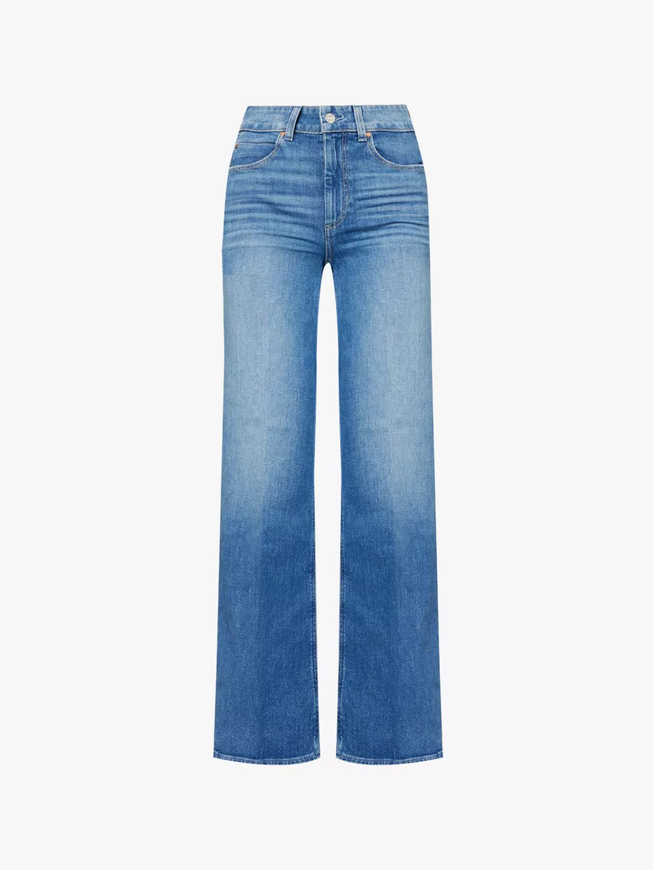 Sasha wide-leg high-rise stretch-denim jeans | Selfridges