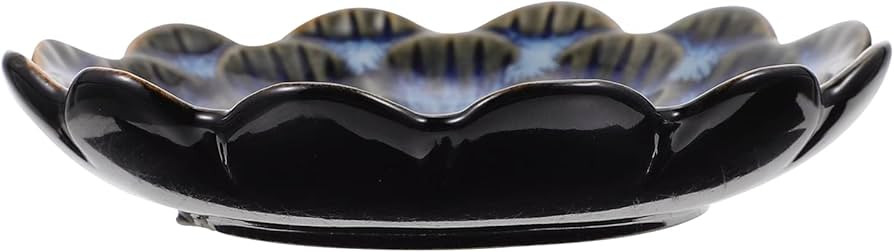 Cabilock Ceramic Dipping Sauce Dish, Japanese Style Flower Shape Dipping Bowl, Appetizer Plate fo... | Amazon (US)