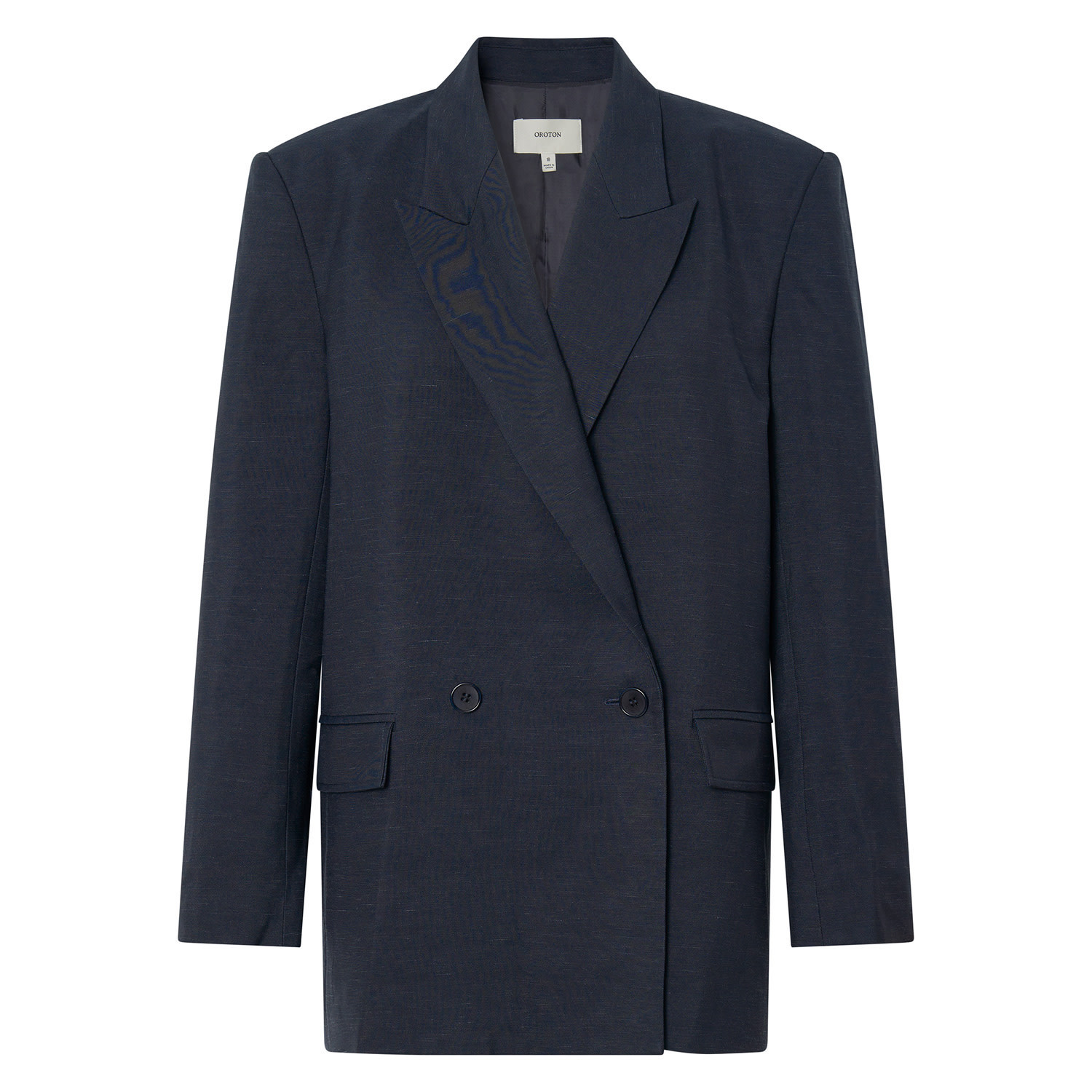 Double Breasted Blazer - North Sea | Oroton | Oroton