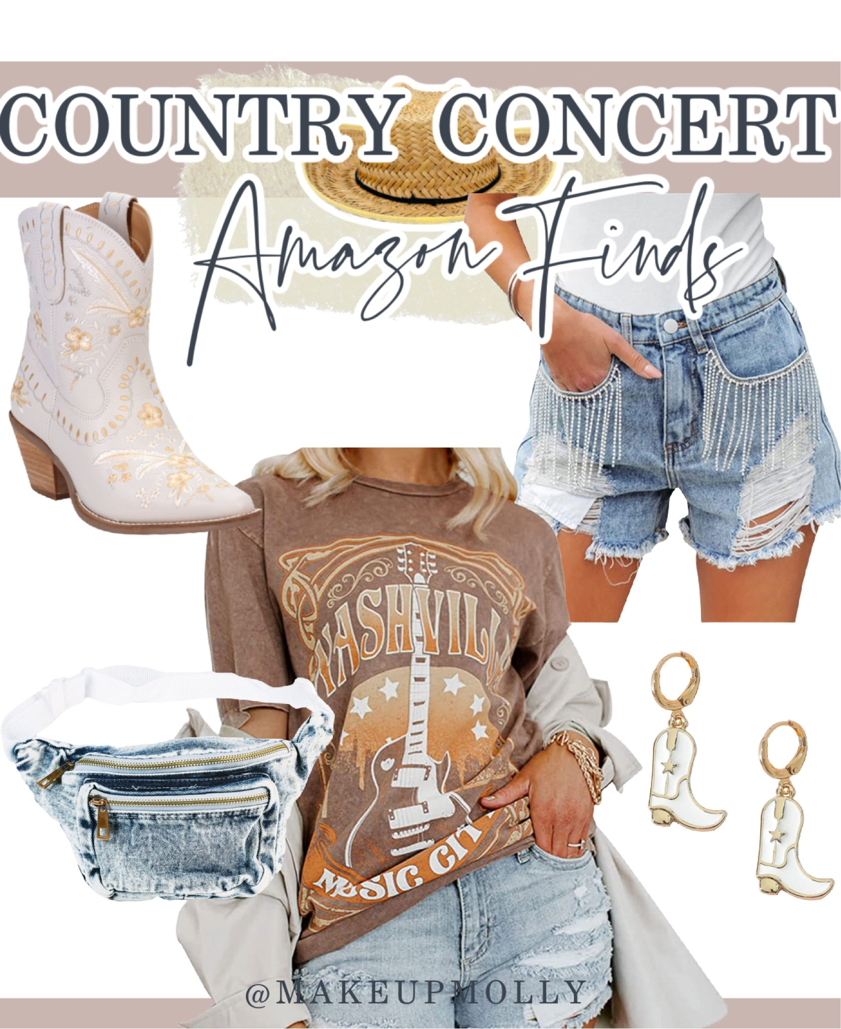 Cute Country Concert Amazon Outfit ⭐️
•
Country concert summer outfit 
Country concert
Country concert outfit 
Country concert amazon 
Country concert dress
Amazon country concert 
Country concert jewelry 
Country concert boots 
Country concert outfit Inspo 
Music festival outfit 
Country music festival 
Music festival 
Country outfit 
Pink cowgirl boots
Nashville Outfits 

#LTKFestival #LTKtravel #LTKSeasonal