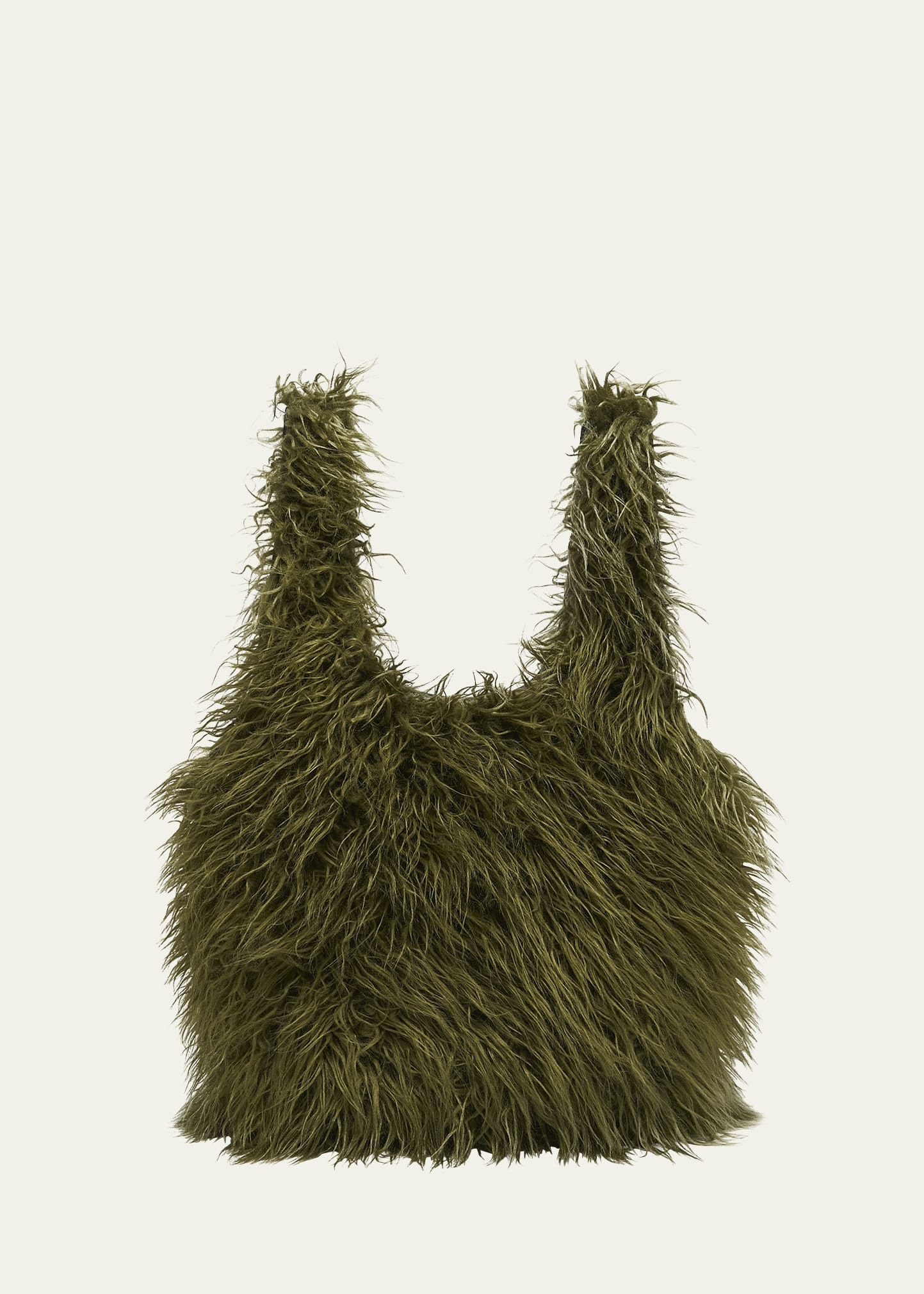 Dries Van Noten Marche Fuzzy Hobo Bag | Bergdorf Goodman
