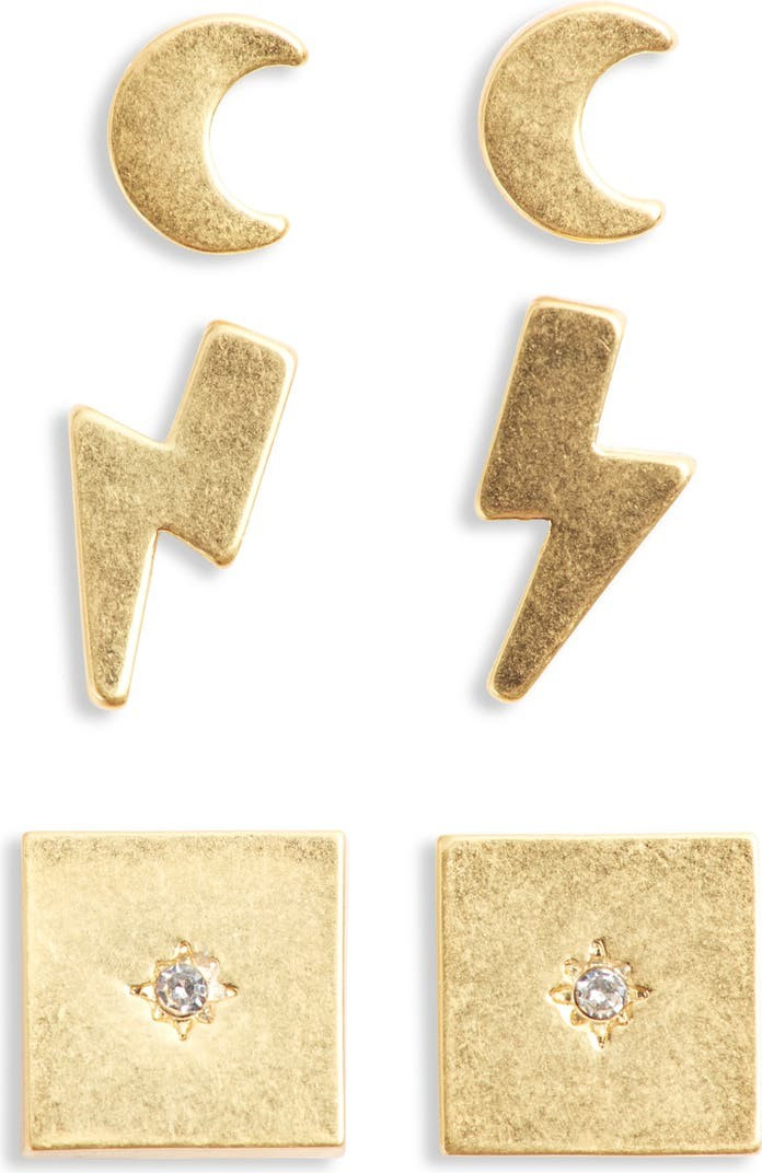 Moon Stud Earring Set | Nordstrom