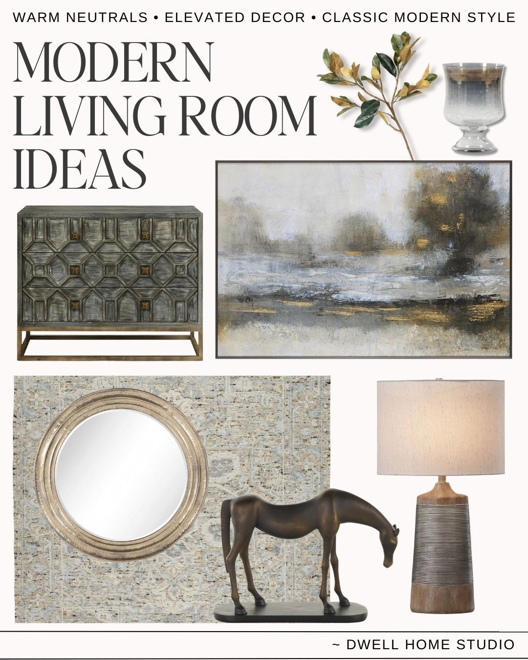 Living room ideas that feel warm, modern, and elevated. Textured, neutrals, soft, lighting, classic artwork, and sculptural accents – everything here creates an effortless updated look for any home.

#LTKHome