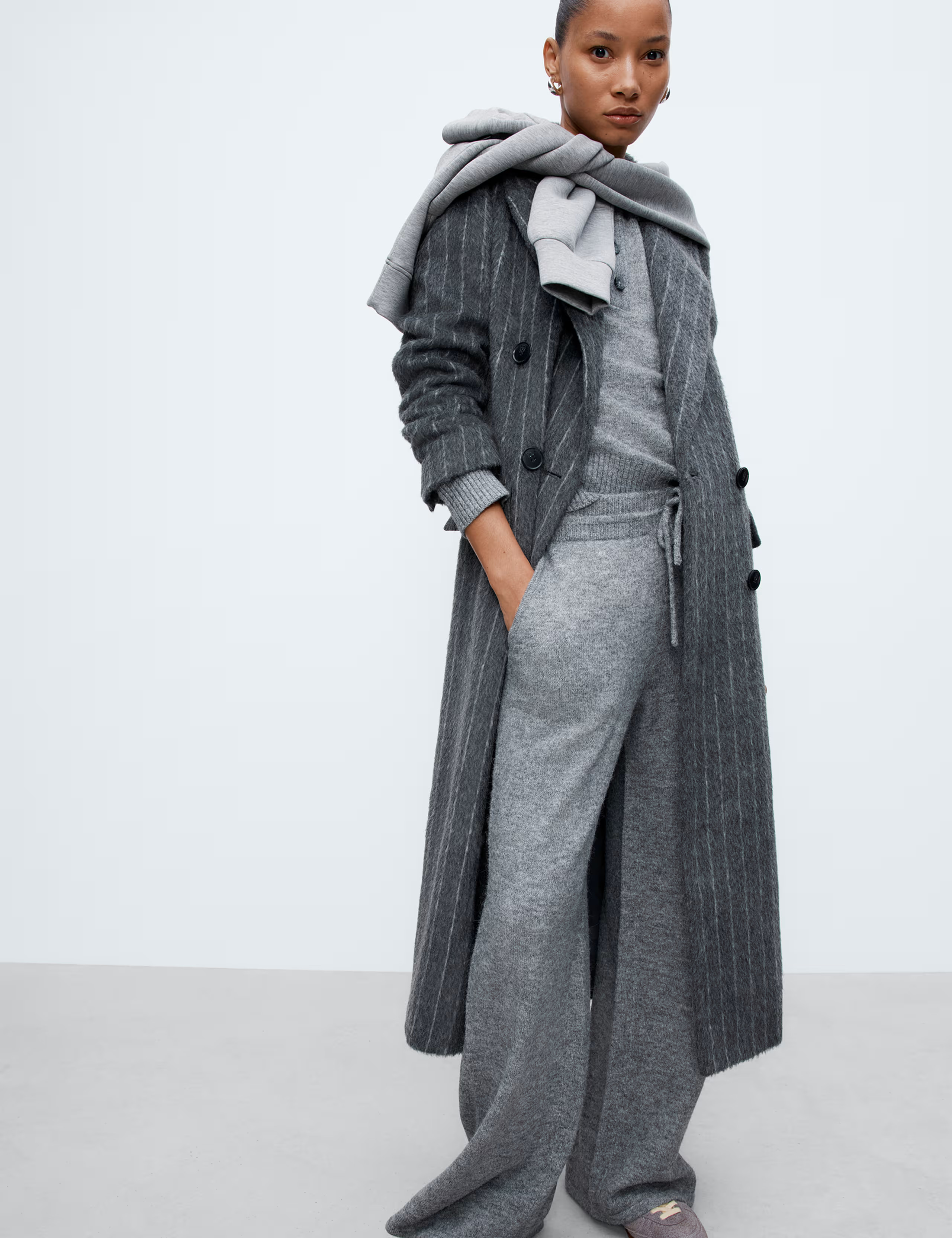 Wide Leg Knitted Trousers | Marks & Spencer (UK)