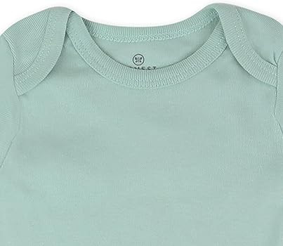 HonestBaby baby-boys 5-pack Short Sleeve Bodysuits One-piece 100% Organic Cotton for Infant Baby ... | Amazon (US)