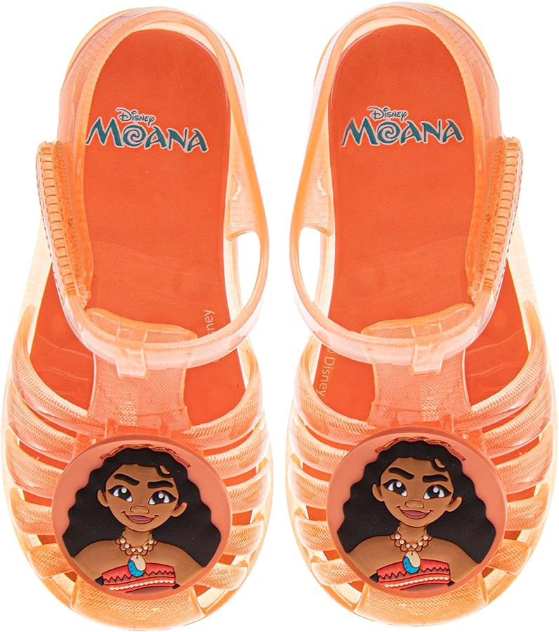 Disney Girls Sandal Frozen Minnie Mouse Sesame Street Elmo Abby and Peeps Jelly Sandals for Girl ... | Amazon (US)