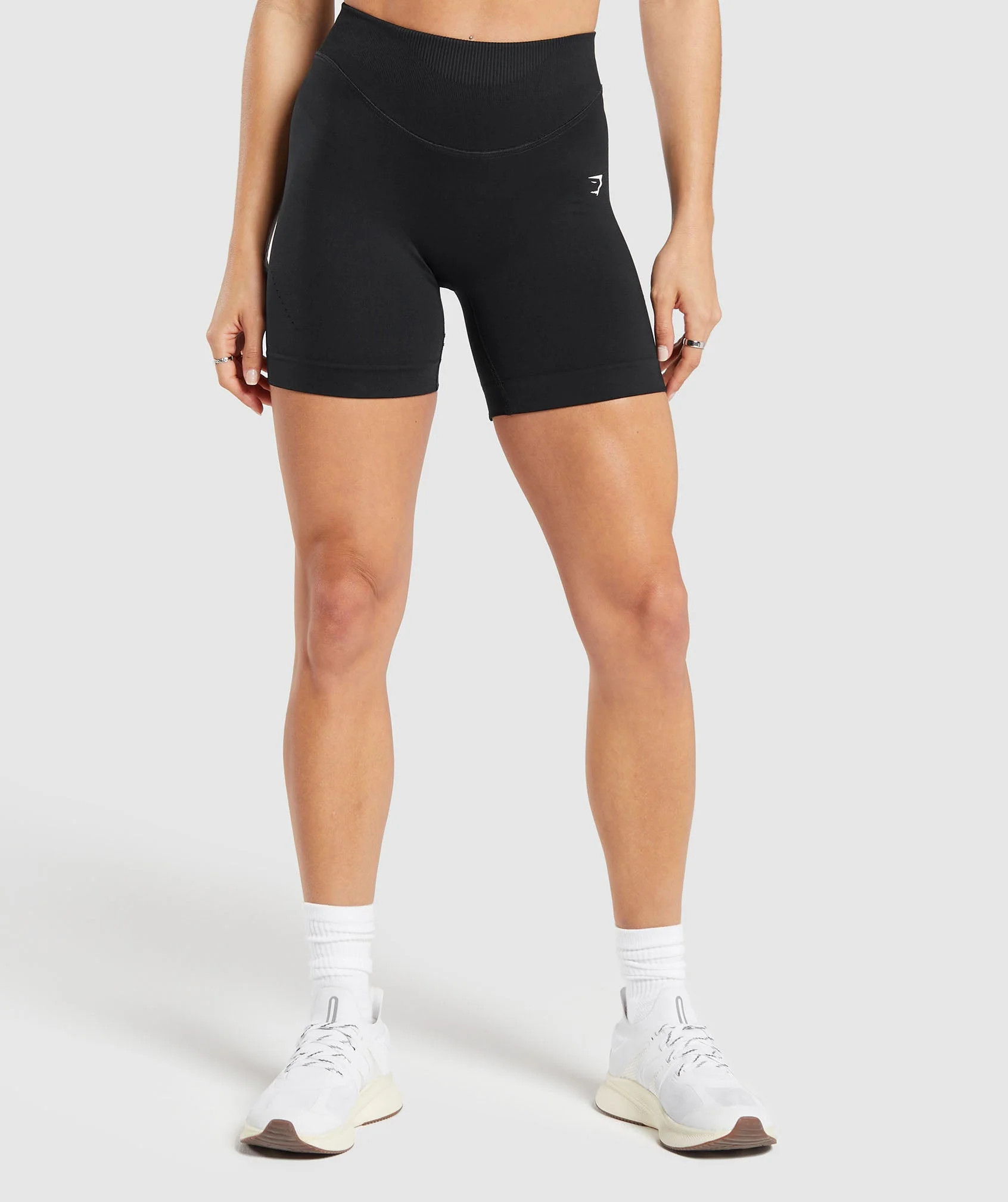 Gymshark Sweat Seamless Shorts - Black | Gymshark UK