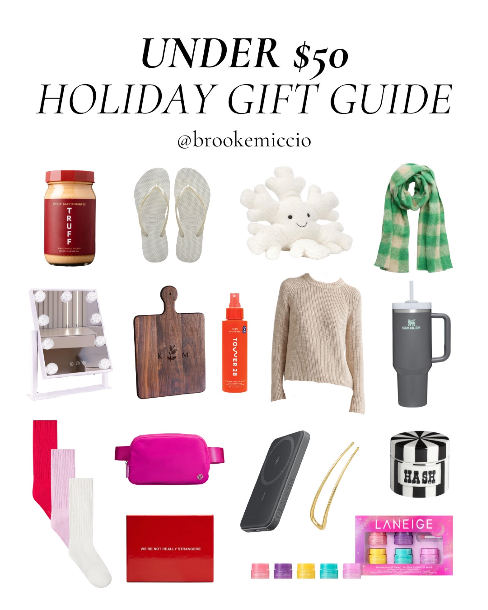 The best gifts under $50 for the holidays!

#LTKHoliday #LTKfindsunder50 #LTKGiftGuide
