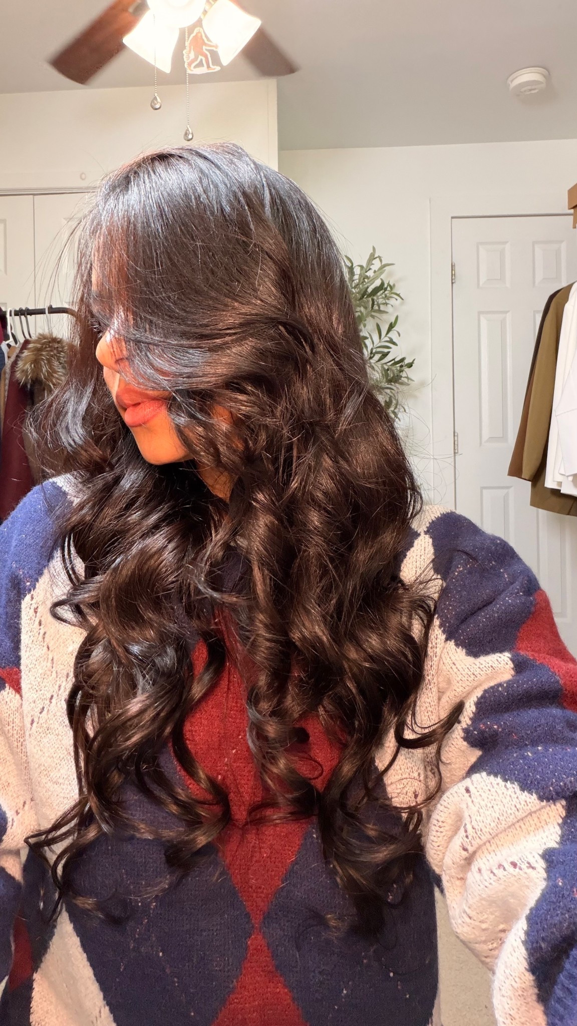 Hair extensions, 22 inches, 140g, #2 Dark brown 