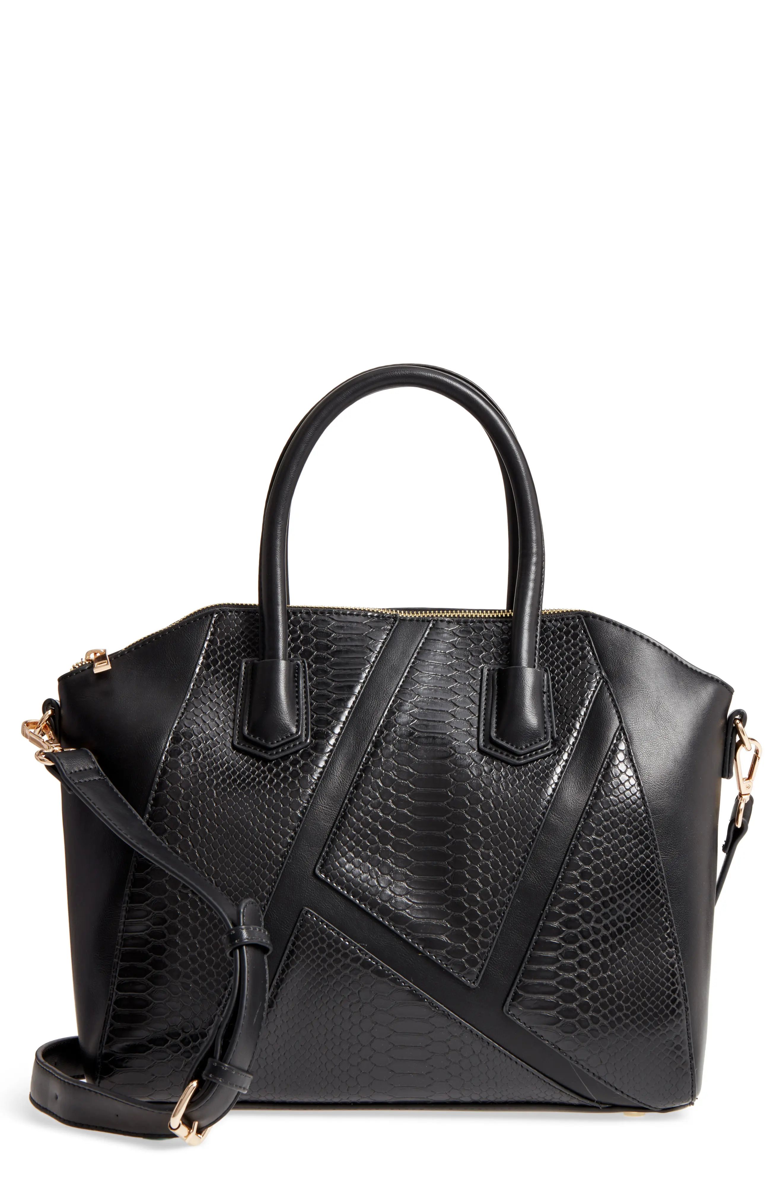 Chase Faux Leather Satchel | Nordstrom