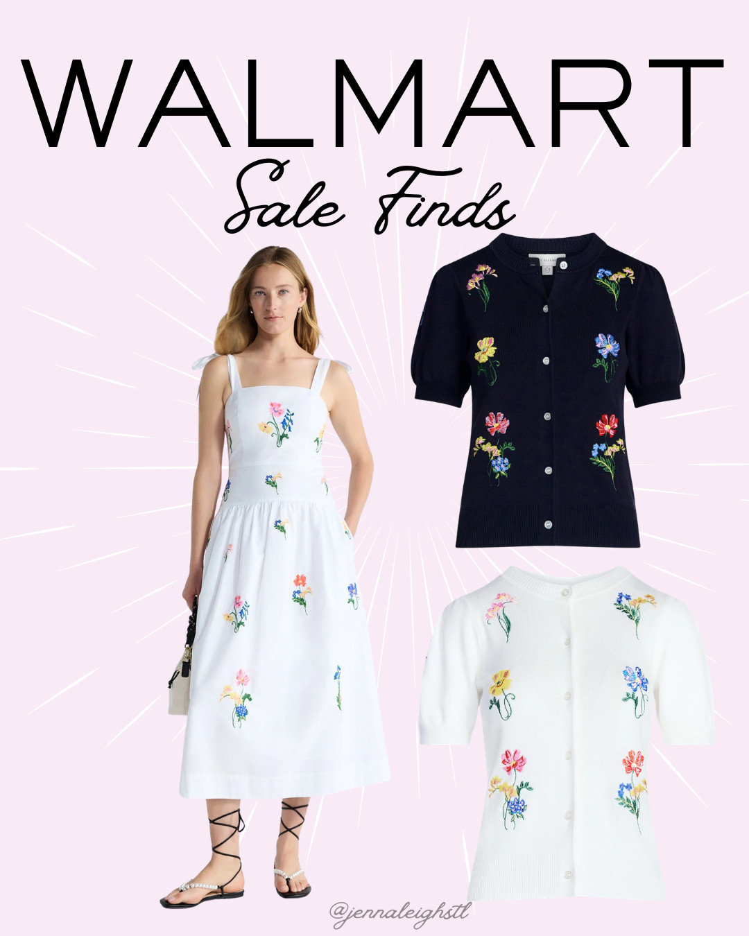 Walmart clearance find! The Free Assembly embroidered puff sleeve cardigan and embroidered cotton sleeveless maxi dress are both on clearance right now. These were some of the most popular Free Assembly pieces this spring, so if you missed them the first time, now is your chance to grab them before they're gone. 

 #LTKSeasonal #LTKSaleAlert #LTKMidsize
