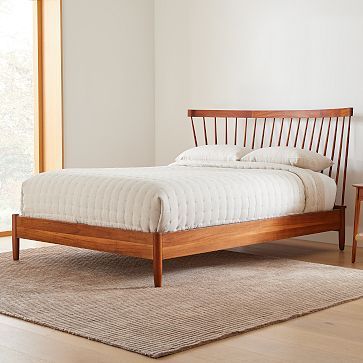 Chadwick Mid-Century Spindle Bed | West Elm | West Elm (US)