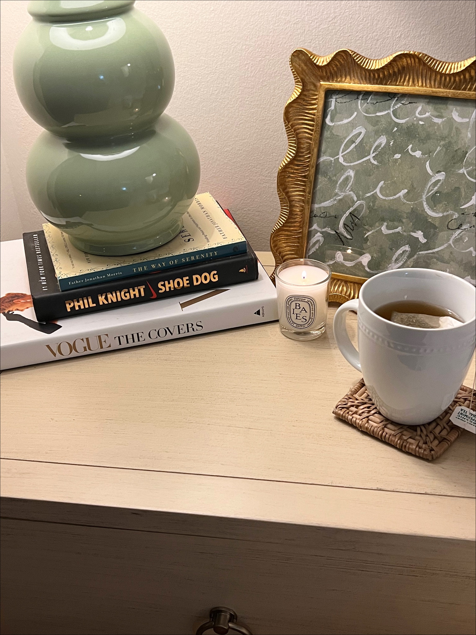 Home decor 💭 apartment decor 💭 post grad decor 💭 candle 💭 best candle 💭 luxury home 💭 green art 💭 Aerin Lauder frame 💭 bedroom decor 💭 coffee table books 

#LTKhome #LTKsalealert #LTKFind
