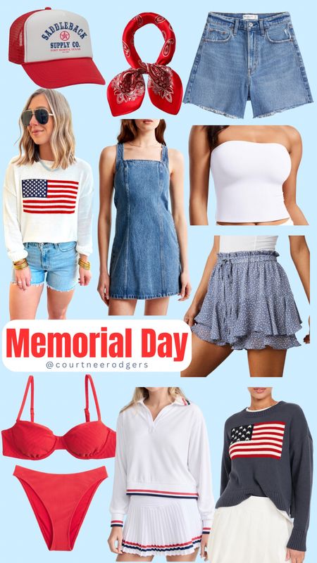 Memorial Day Outfit Inspiration ❤️💙🇺🇸

Memorial Day, Fourth of July, Patriotic, Red white and blue 


#LTKFindsUnder100 #LTKStyleTip #LTKSeasonal