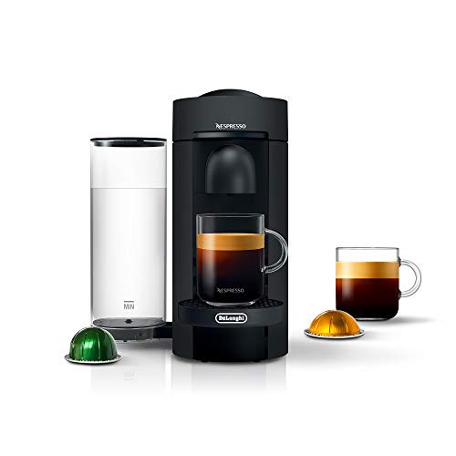 Nespresso Vertuo Plus Deluxe Coffee and Espresso Maker by De'Longhi, Matte Black | Amazon (US)